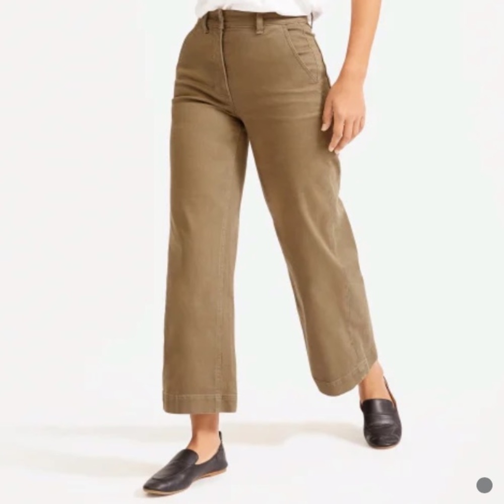 Everlane wide-leg crop pant